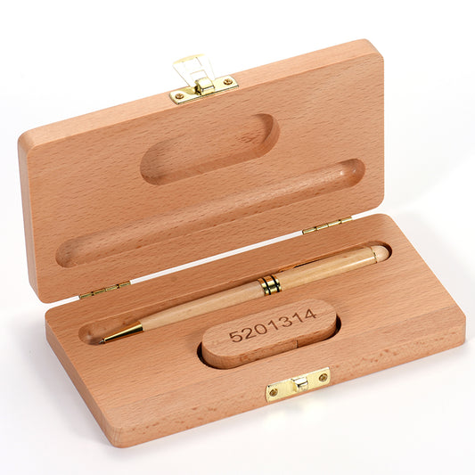 מארז מתנה לעובד עט יוקרתי ודיסק-און-קי עם חריטה בהתאמה אישית