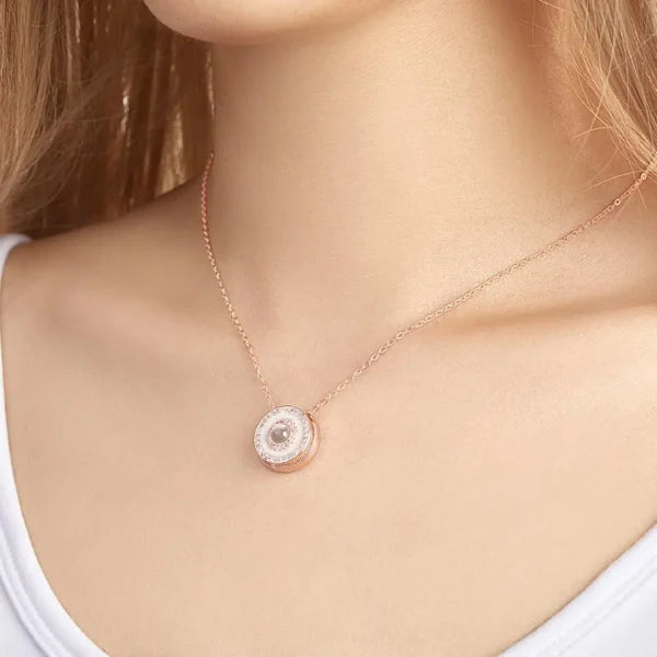 שרשרת ורונה עם תמונה מוצפנת מבית - MyLove™