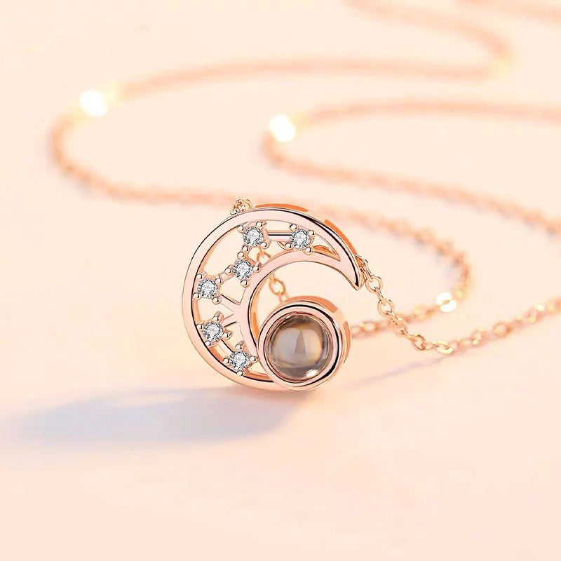 שרשרת מון עם תמונה מוצפנת מבית - MyLove™